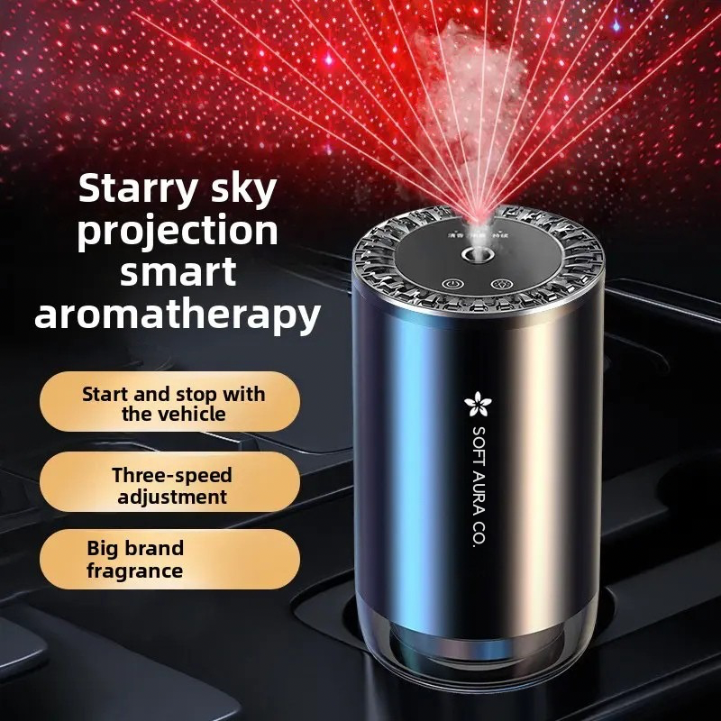 Intelligent Spray Car Aromatherapy Machine - Blue Ocean Scent